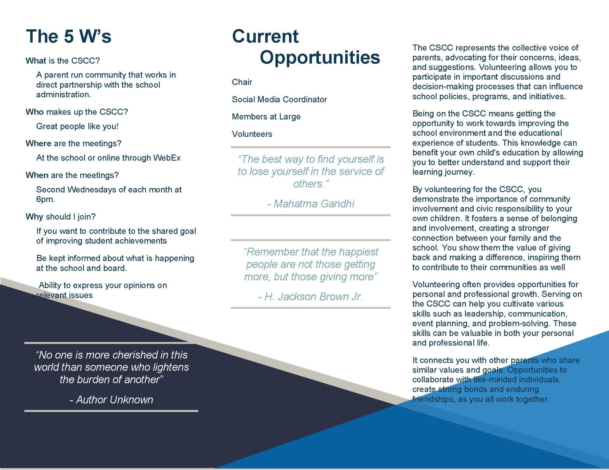 CSCC Brochure Page 2